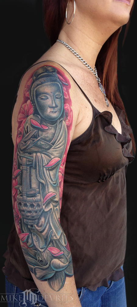 Tattoos - Guan Yin Statue - 75754